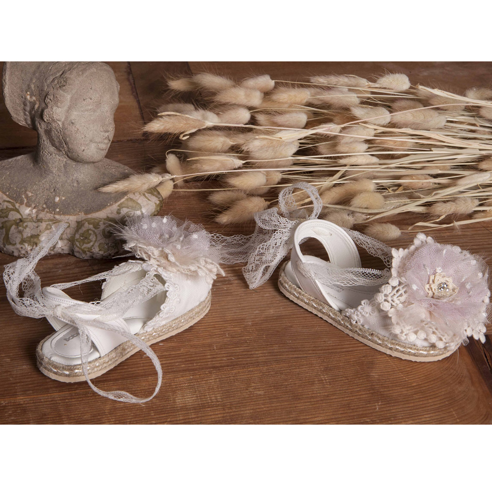 Παπουτσάκι βάπτισης Baby Bloom - 2