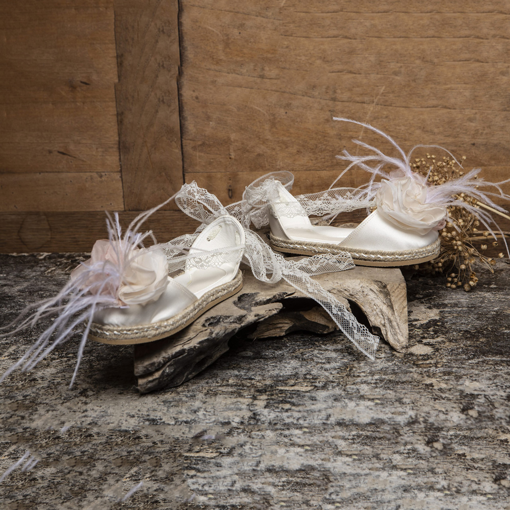 Παπούτσια βάπτισης BABY BLOOM - ΕΚΡΟΥ