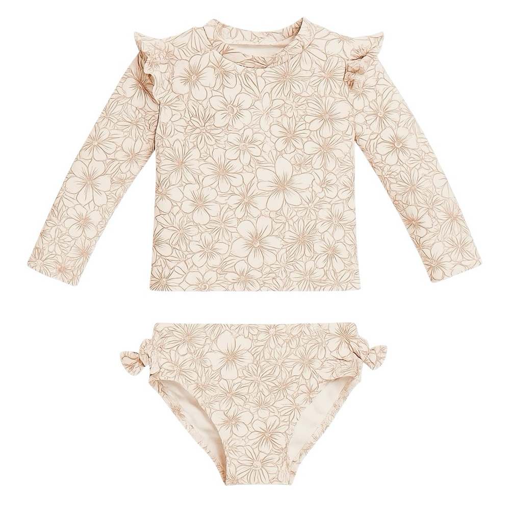 Βρεφικό σετ μαγιό DIRKJE κορίτσι - ΜΠΕΖ