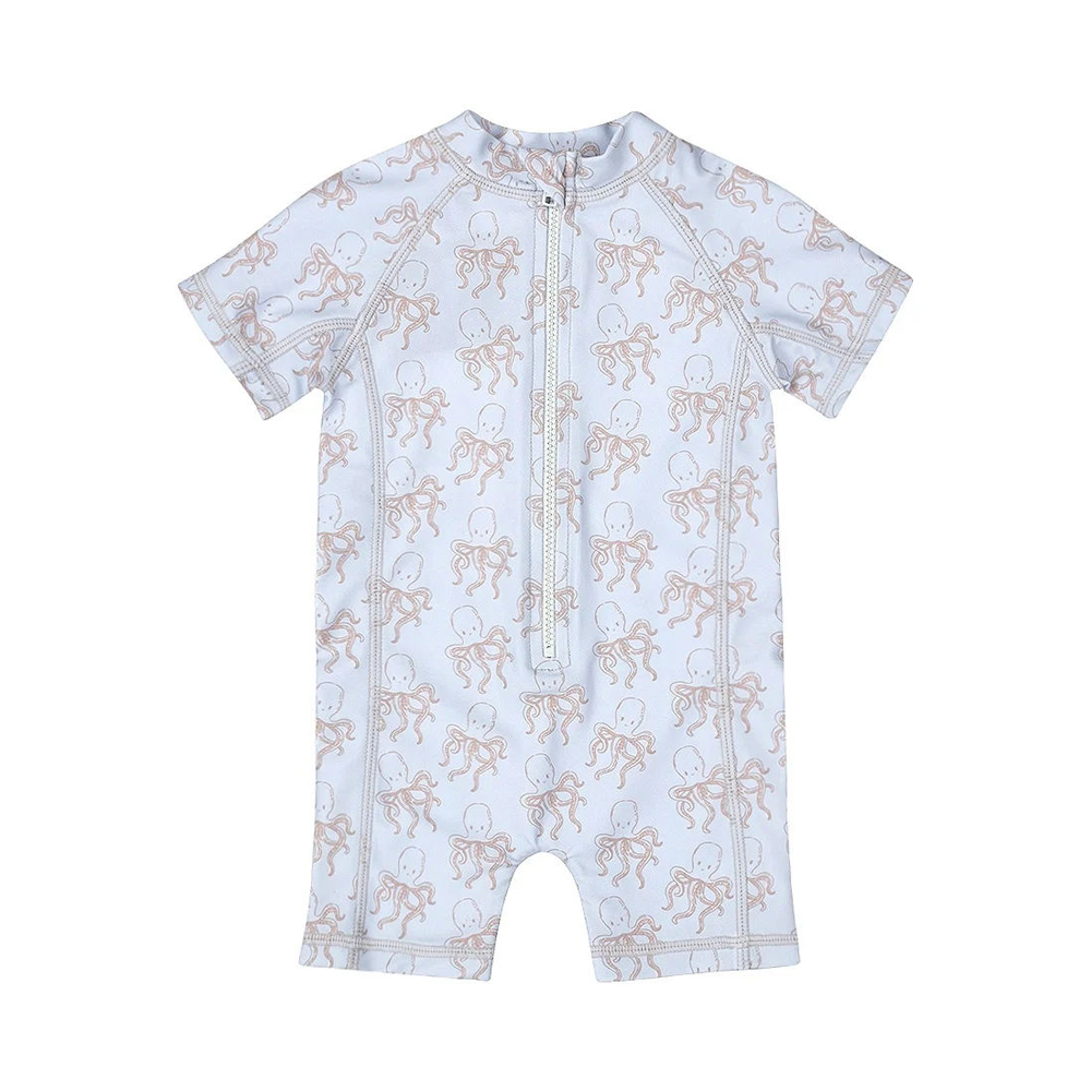 Βρεφικό ολόσωμο μαγιό DIRKJE αγόρι - ΓΑΛΑΖΙΟ