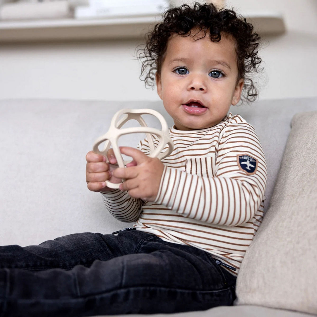 Παιδική ριγέ μπλούζα DIRKJE αγόρι - 3