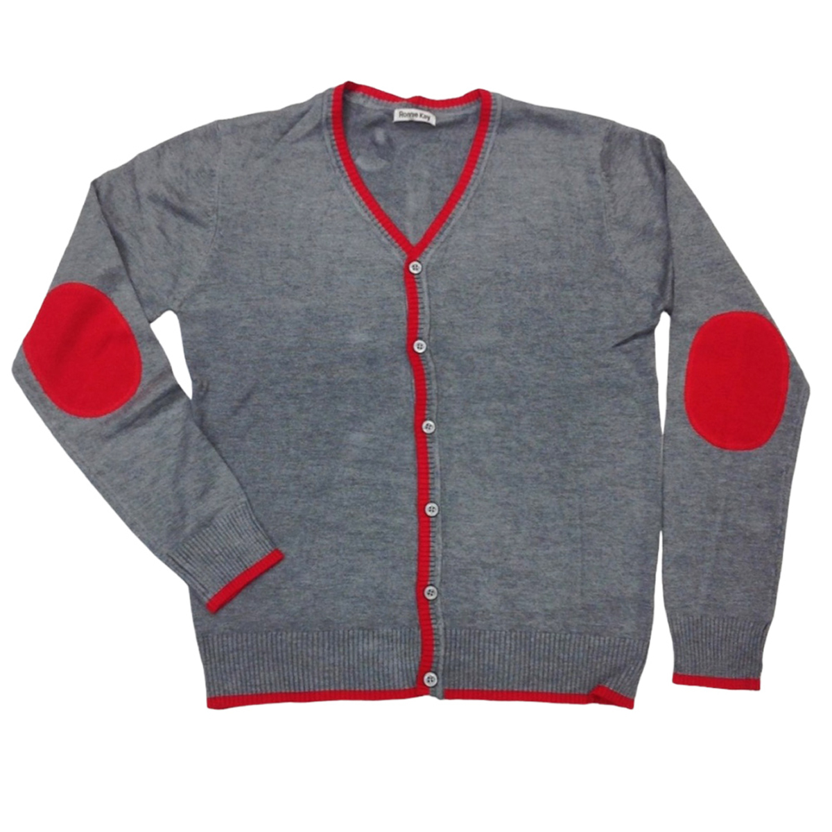 Παιδική πλεκτή ζακέτα RONNIE KAY - ΓΚΡΙ