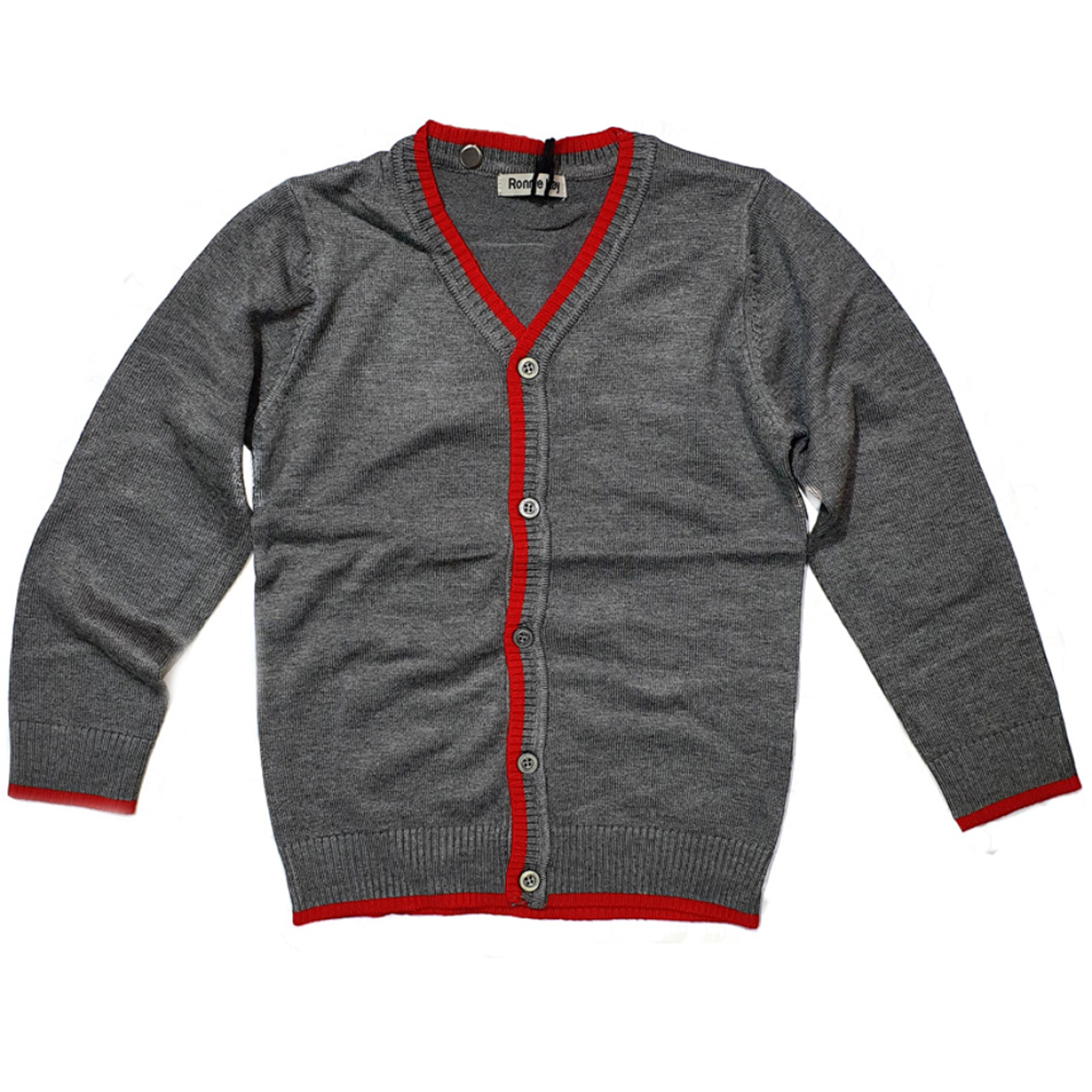 Ζακέτα RONNIE KAY - ΓΚΡΙ