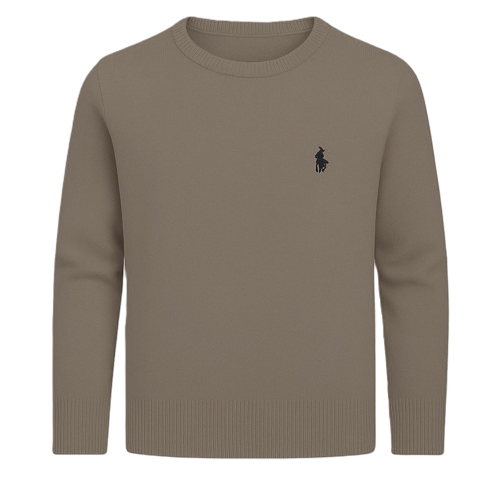 Εφηβική πλεκτή μπλούζα US POLO αγόρι - ΜΠΕΖ