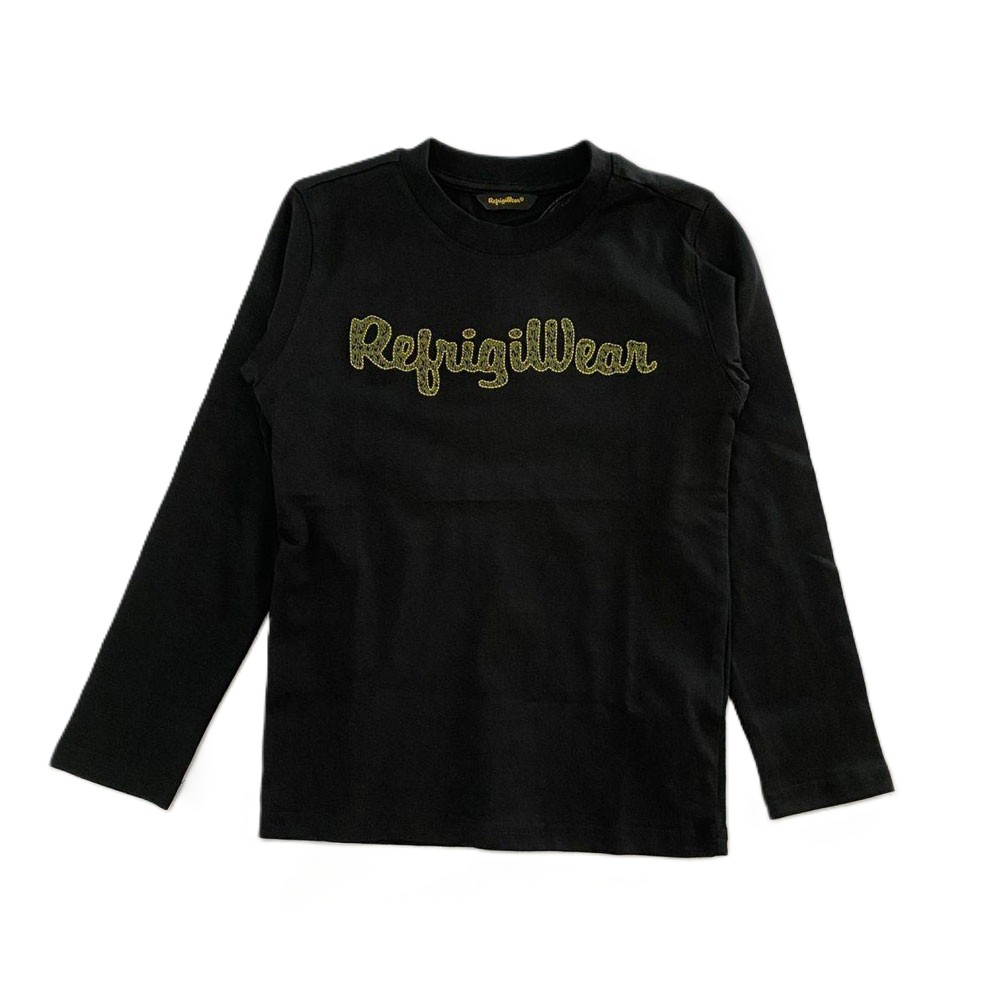 Παιδική μακρυμάνικη μπλούζα REFRIGIWEAR αγόρι - ΜΑΥΡΟ