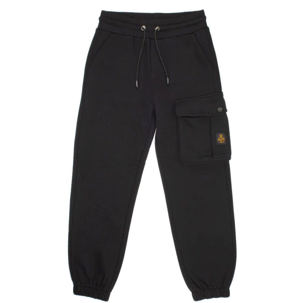 Παιδικό παντελόνι φόρμας REFRIGIWEAR αγόρι - ΜΑΥΡΟ