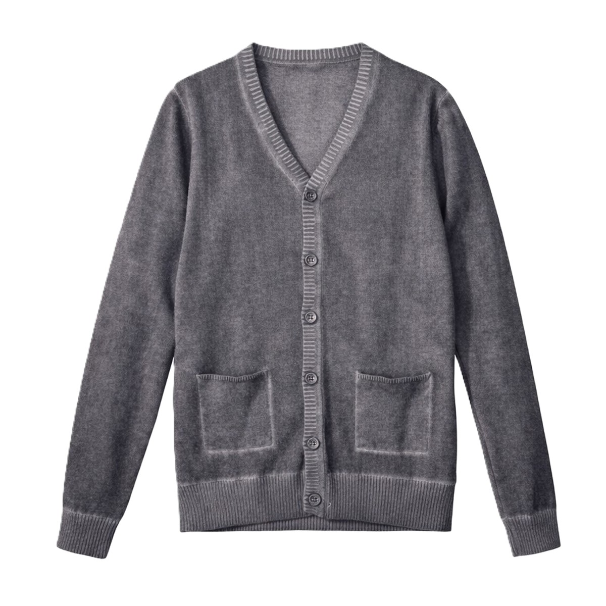 Παιδική πλεκτή ζακέτα STREET GANG αγόρι - ΑΝΘΡΑΚΙ