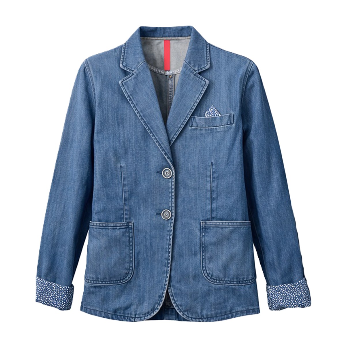 Σακάκι Street Gang ΤΖΙΝ 34 (XS) - ΜΠΛΕ