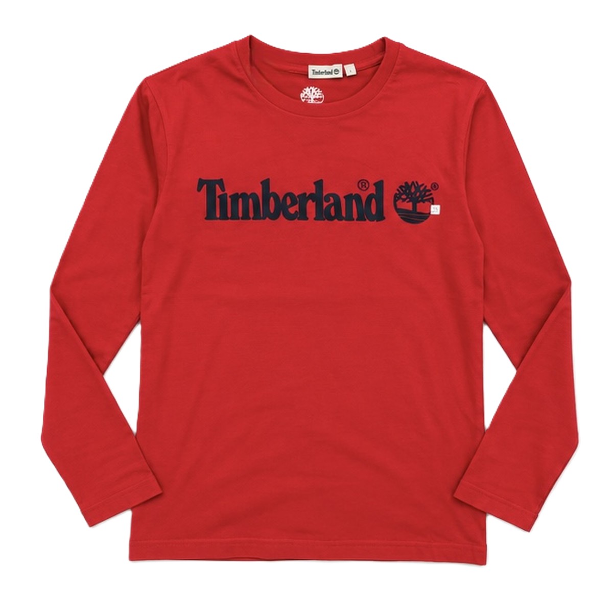 Παιδική μακρυμάνικη μπλούζα TIMBERLAND αγόρι - ΚΟΚΚΙΝΟ