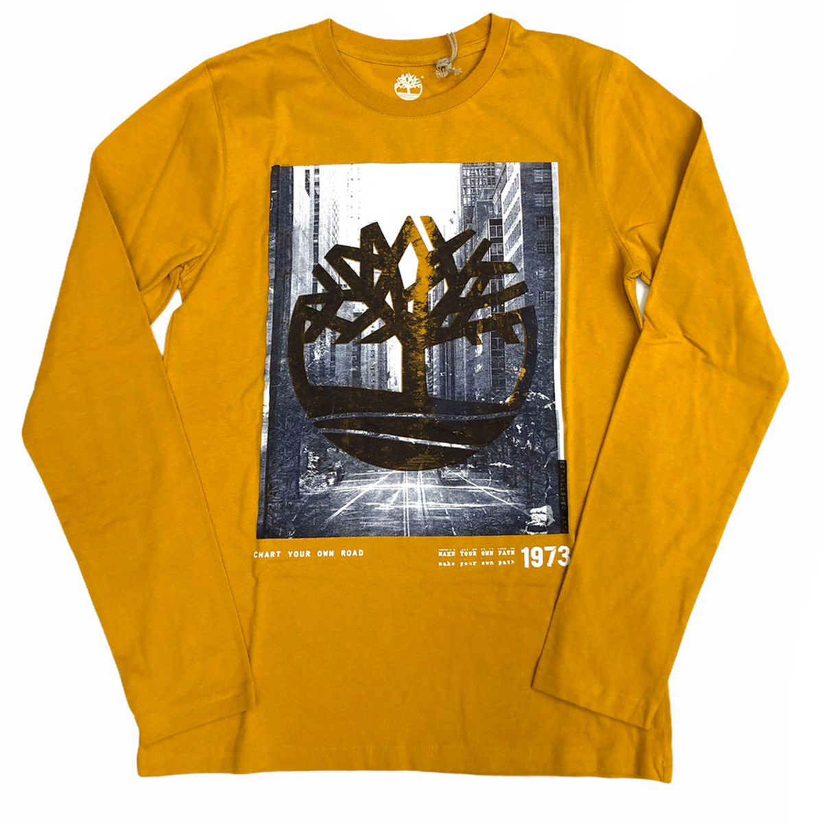 Μπλούζα  Timberland αγόρι - ΜΟΥΣΤΑΡΔΙ