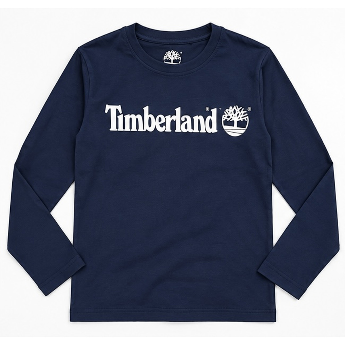 Παιδική μακρυμάνικη μπλούζα TIMBERLAND αγόρι - NAVY