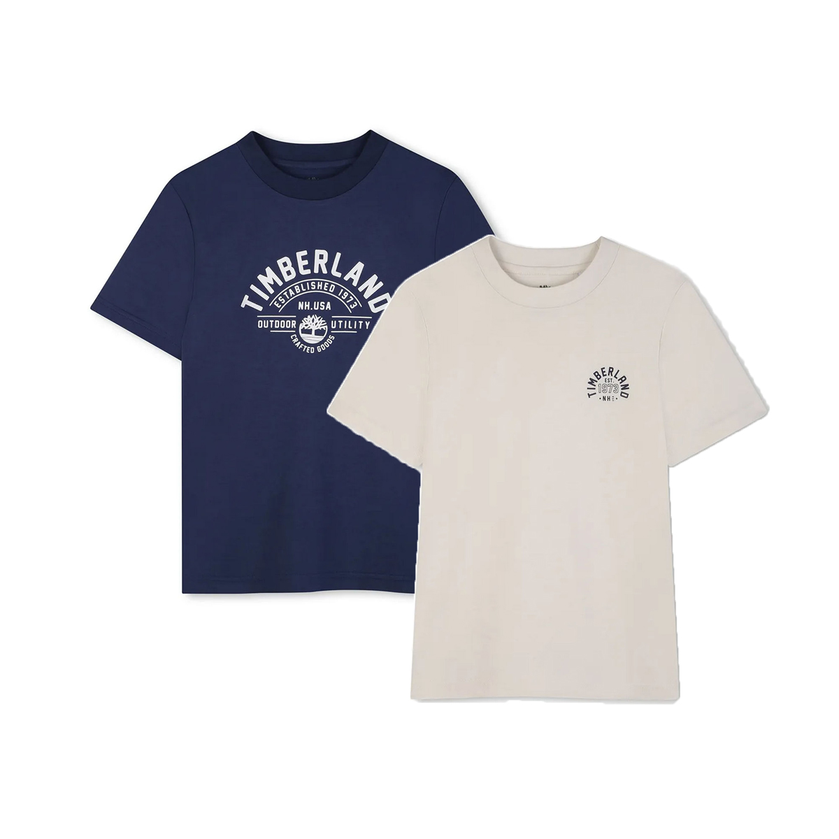 Παιδικό σετ 2 μπλούζες TIMBERLAND αγόρι - NAVY