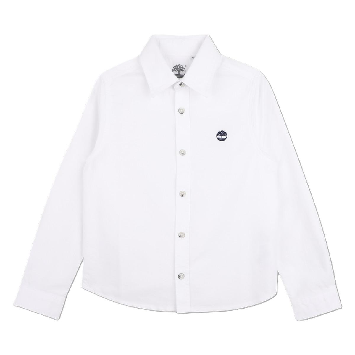 Παιδικό μακρυμάνικο πουκάμισο TIMBERLAND αγόρι - ΛΕΥΚΟ