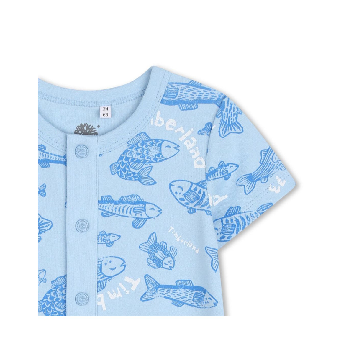 Βρεφικό κοντομάνικο φορμάκι TIMBERLAND αγόρι - 3