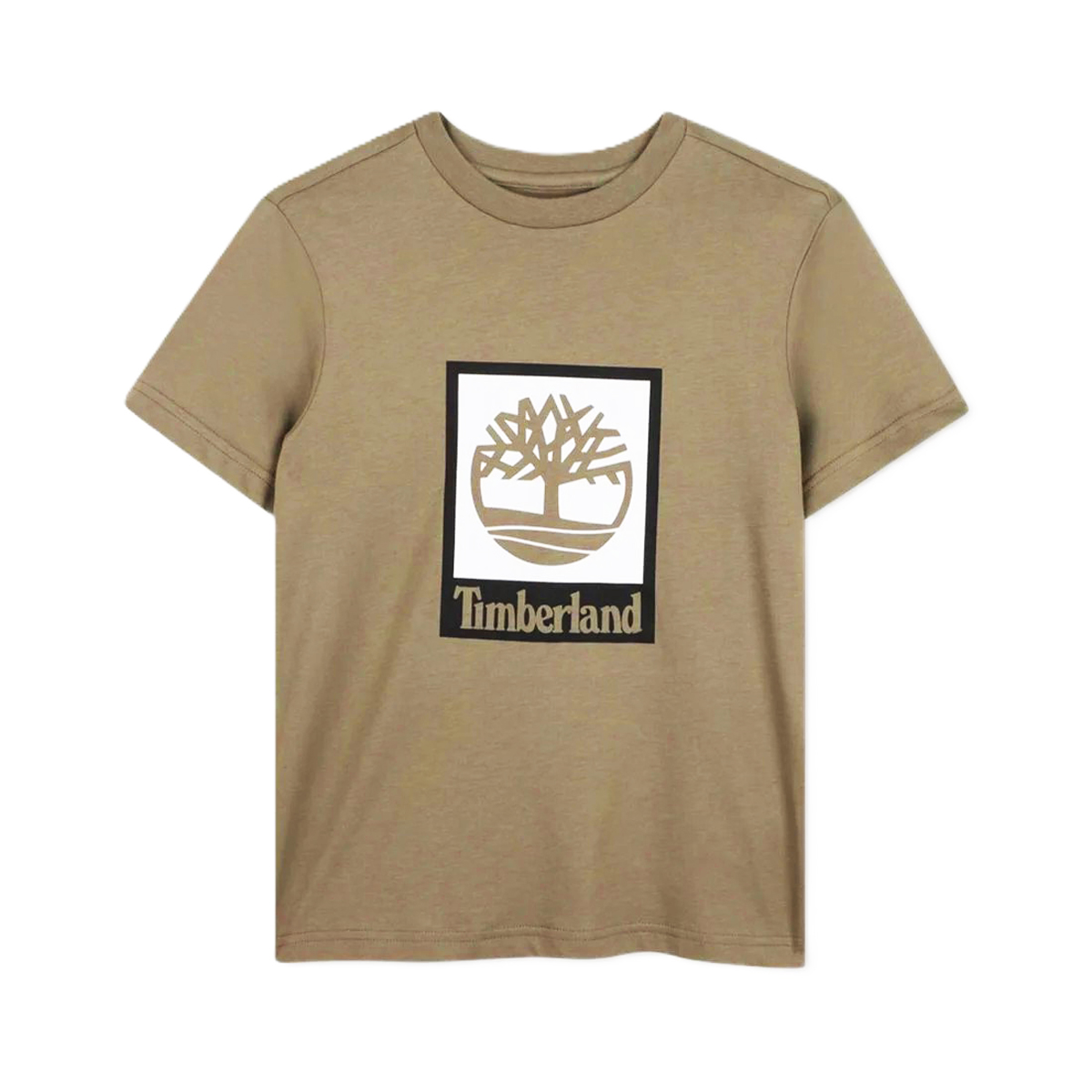 Παιδική κοντομάνικη μπλούζα TIMBERLAND αγόρι - ΜΠΕΖ