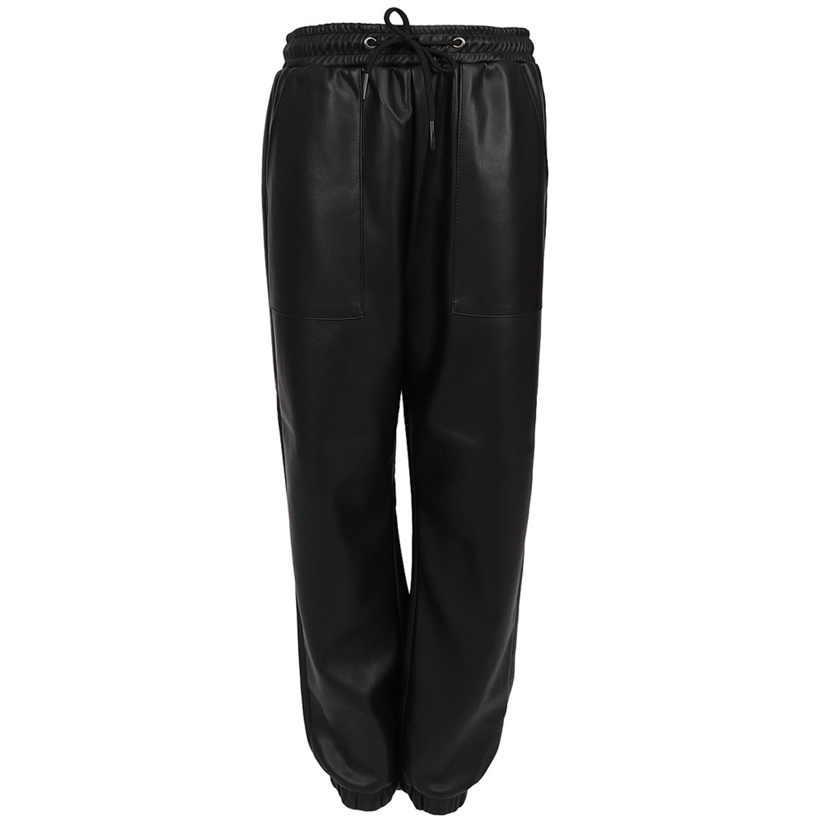 Δερμάτινο παντελόνι TO BE TOO - ΜΑΥΡΟ