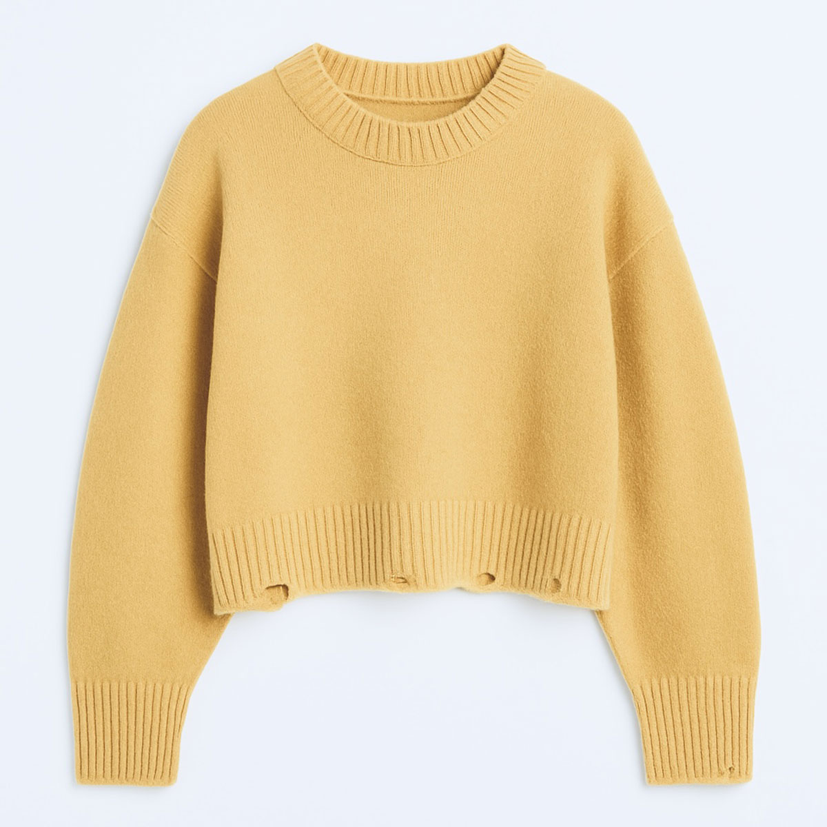 Πλεκτή μπλούζα TO BE TOO κορίτσι - ΩΧΡΑ