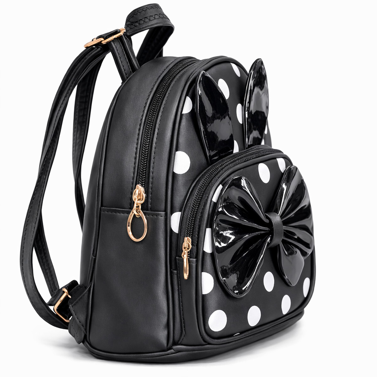 Τσαντάκι Backpack  πουά - 3