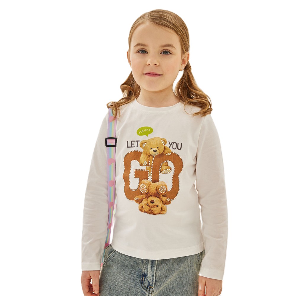 Παιδική μακρυμάνικη μπλούζα TO BE TOO κορίτσι - 2