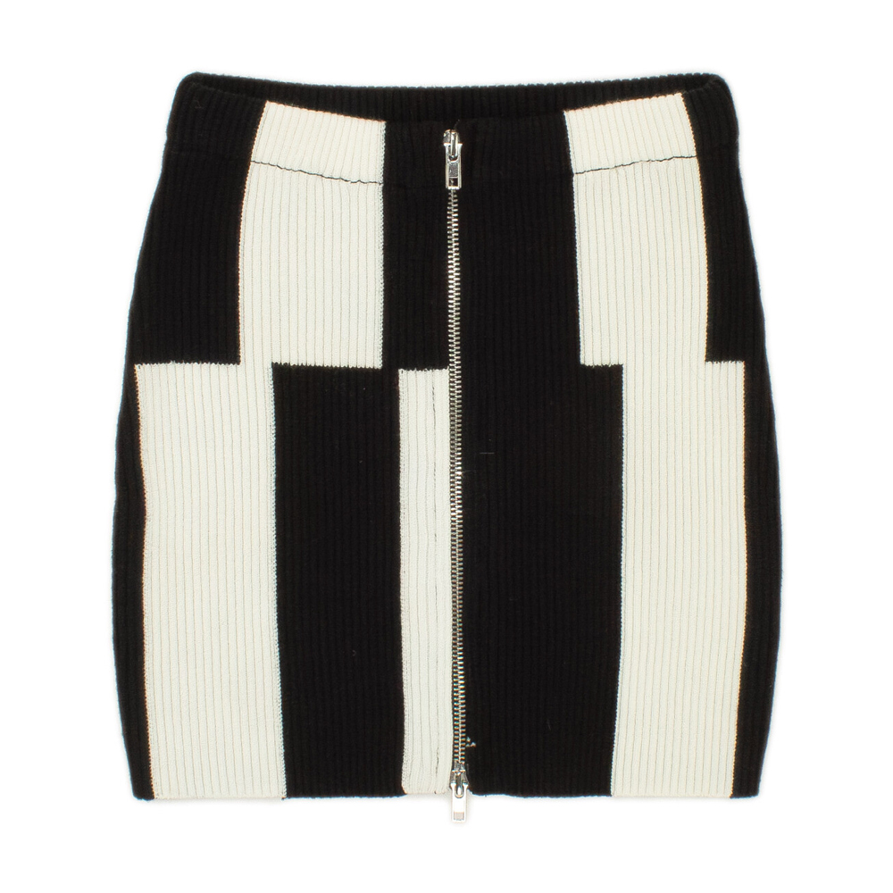 Παιδική πλεκτή φούστα TO BE TOO κορίτσι - ΛΕΥΚΟ-ΜΑΥΡΟ