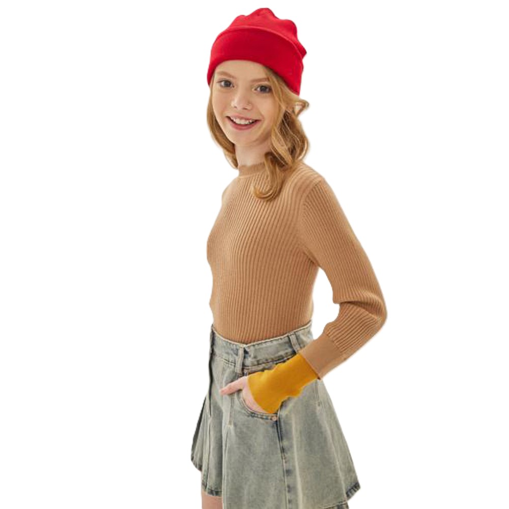 Παιδική πλεκτή μπλούζα TO BE TOO κορίτσι - 3