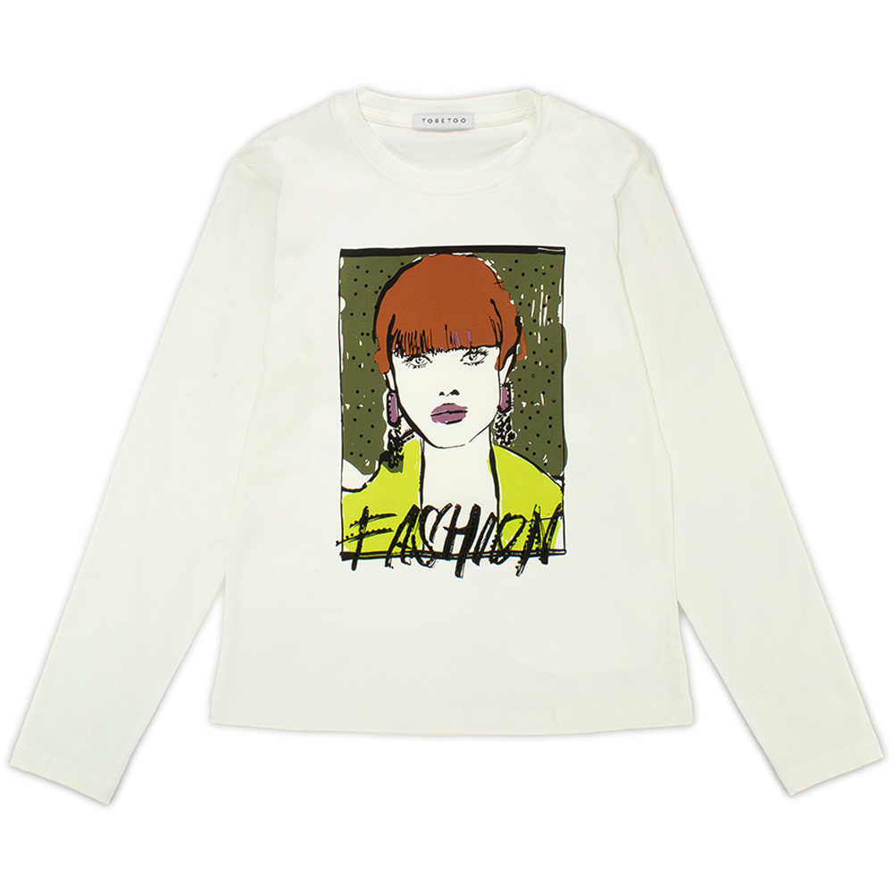 Παιδική μακρυμάνικη μπλούζα TO BE TOO κορίτσι - 1