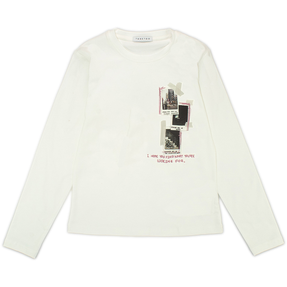 Παιδική μακρυμάνικη μπλούζα TO BE TOO κορίτσι - 1