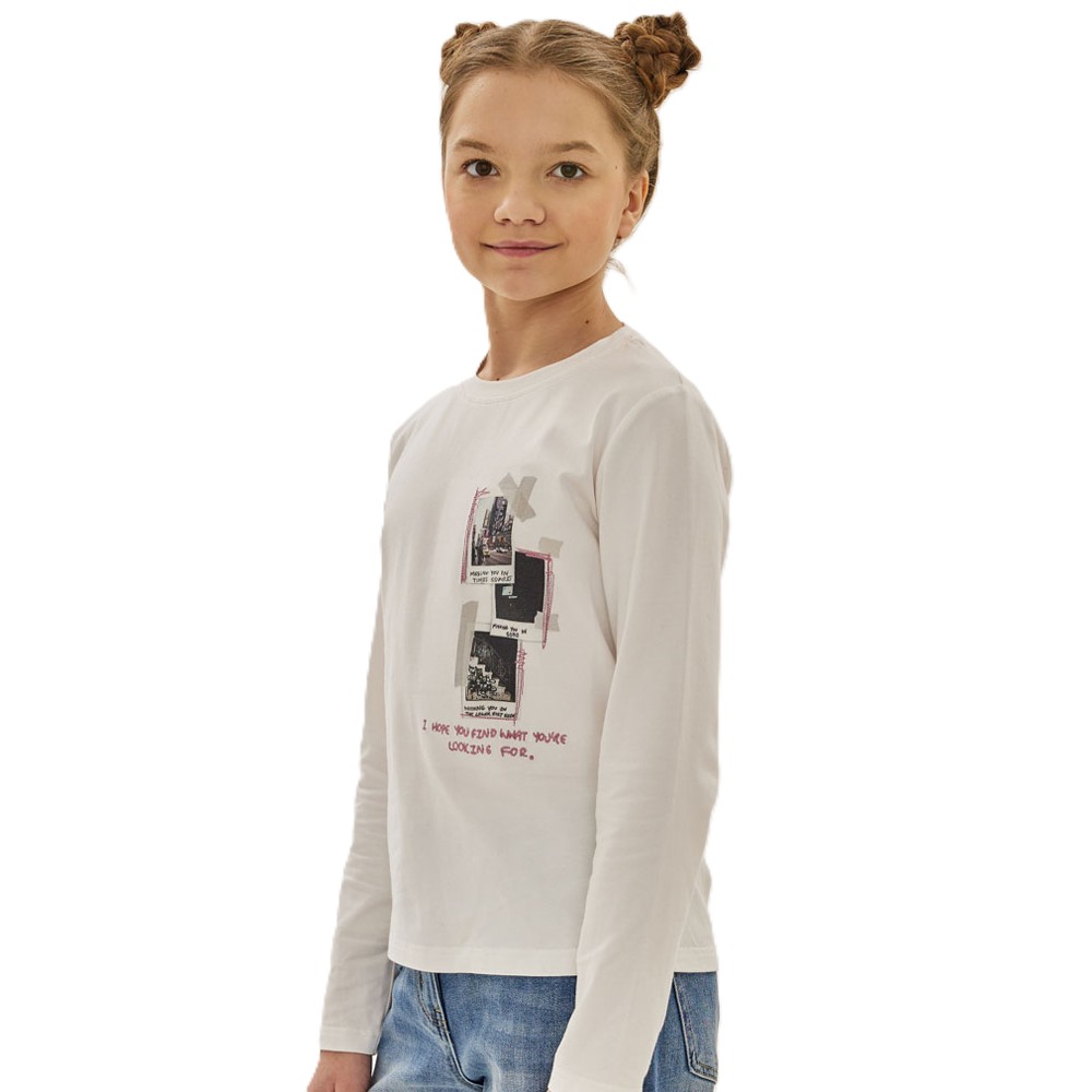 Παιδική μακρυμάνικη μπλούζα TO BE TOO κορίτσι - 3