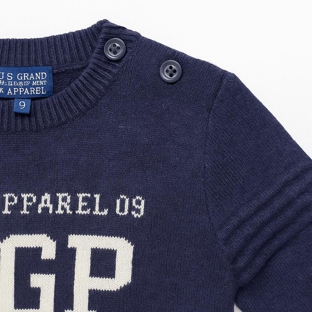 Βρεφική πλεκτή μπλούζα US POLO αγόρι - 3