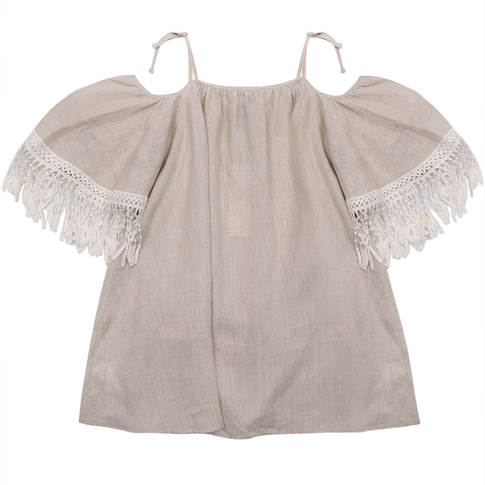 Παιδικό λινό φόρεμα TO BE TOO κορίτσι - 1