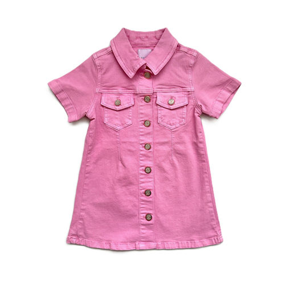 Παιδικό τζιν φόρεμα Y CLU κορίτσι - 1