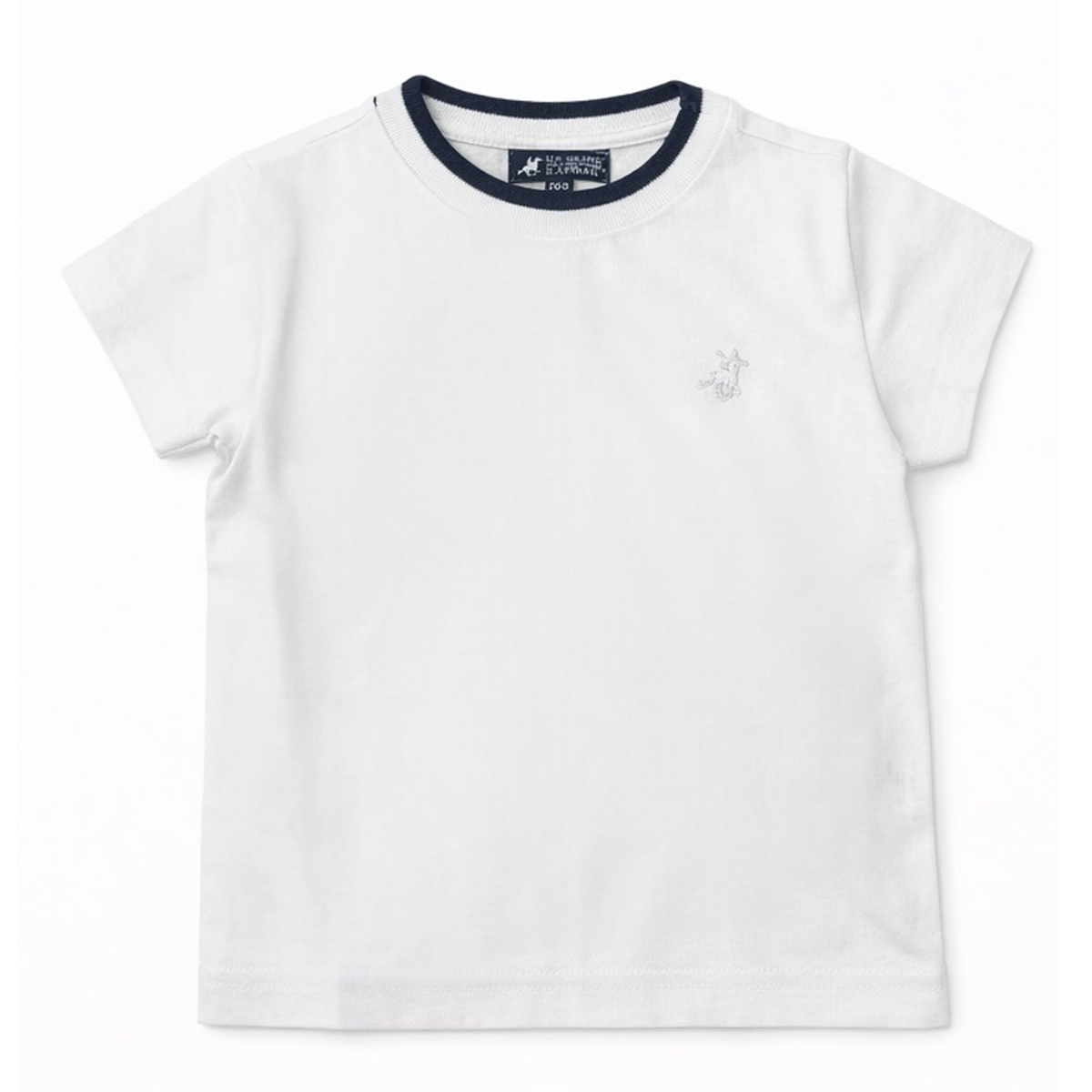 Παιδική κοντομάνικη μπλούζα US POLO αγόρι - ΛΕΥΚΟ