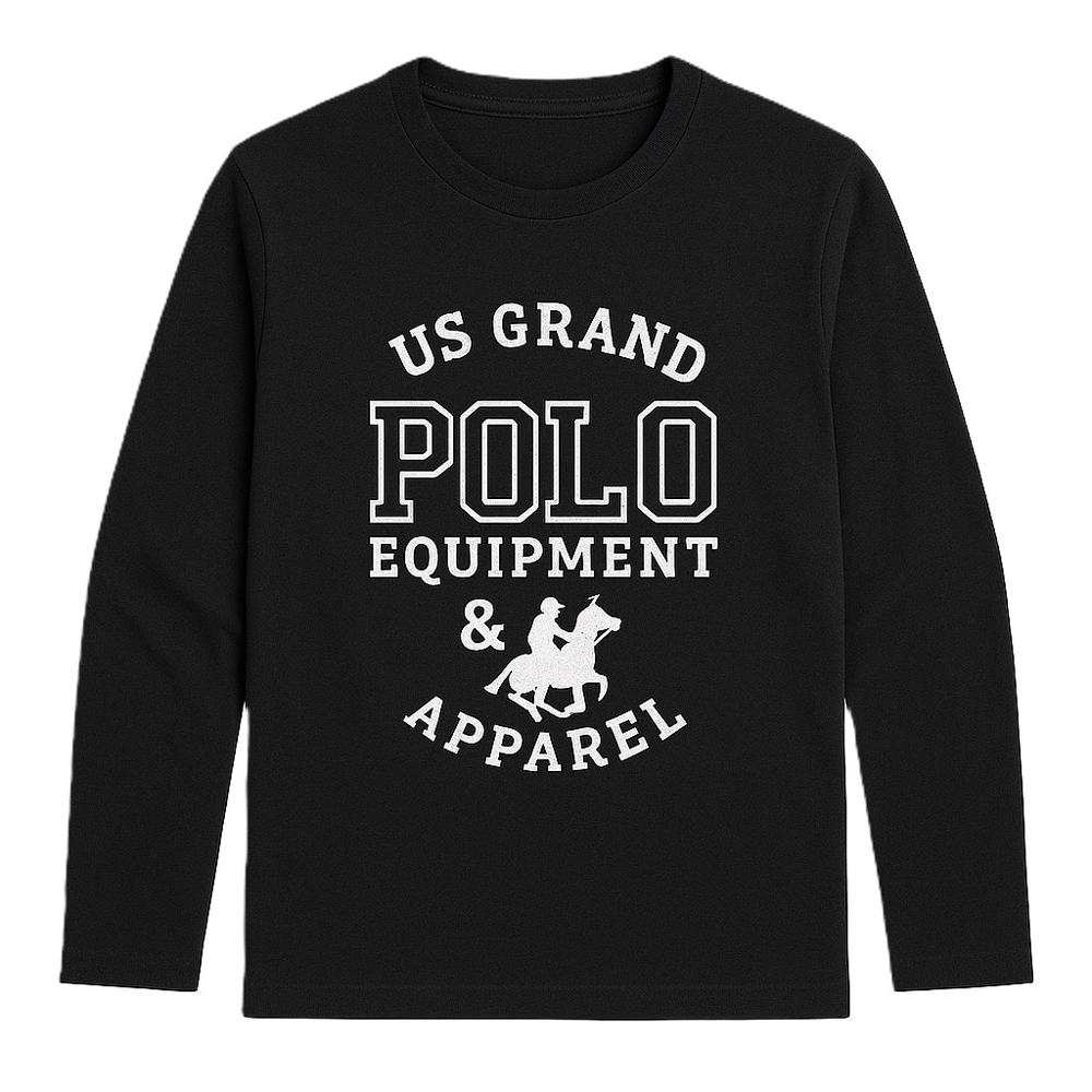 Εφηβική μακρυμάνικη μπλούζα US POLO αγόρι - 1
