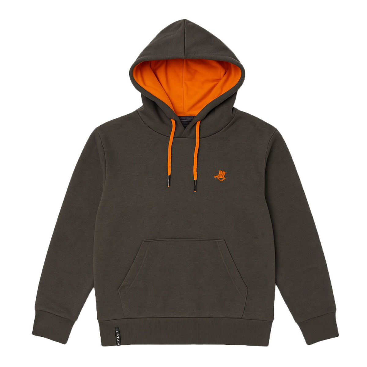 Μπλούζα φούτερ με κουκούλα US POLO - ΑΝΘΡΑΚΙ