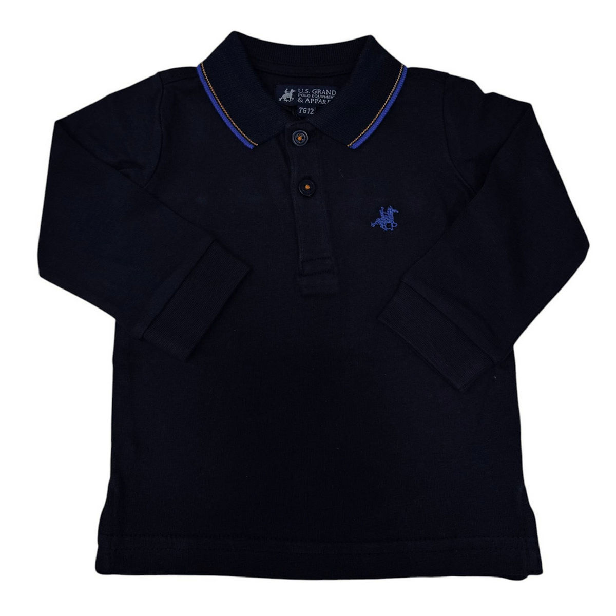 Παιδική μακρυμάνικη μπλούζα πόλο US POLO αγόρι - 1