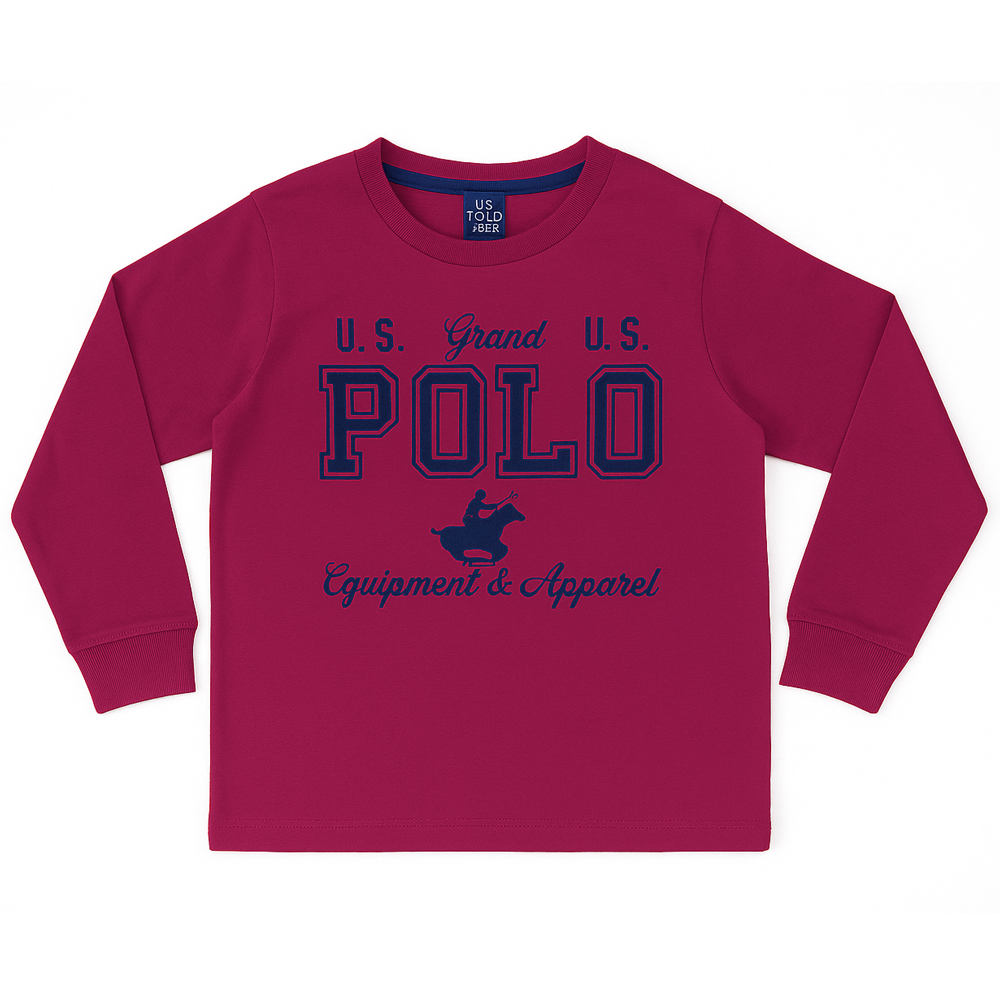 Μπλούζα εποχής US POLO - ΚΟΚΚΙΝΟ