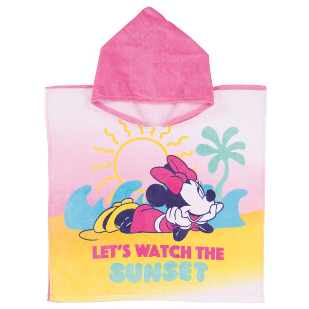 Παιδική πετσέτα poncho Disney by ELLEPI κορίτσι - ΡΟΖ