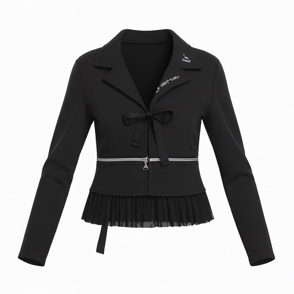 Παιδικό σακάκι Y CLU κορίτσι - ΜΑΥΡΟ