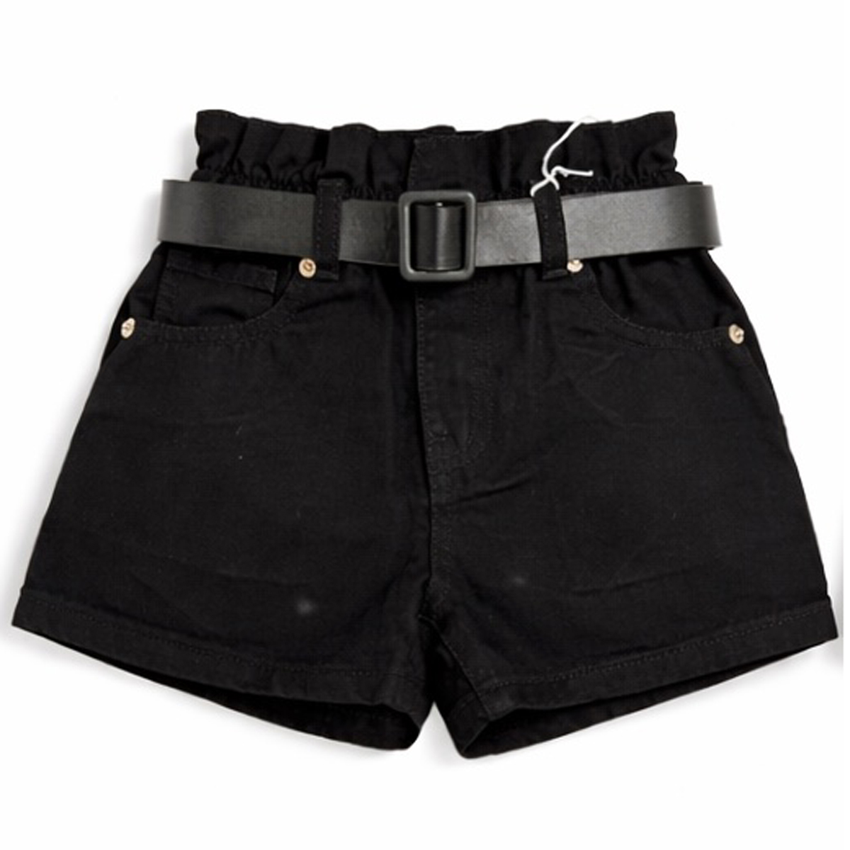 Τζιν σόρτς Y CLU - ΜΑΥΡΟ