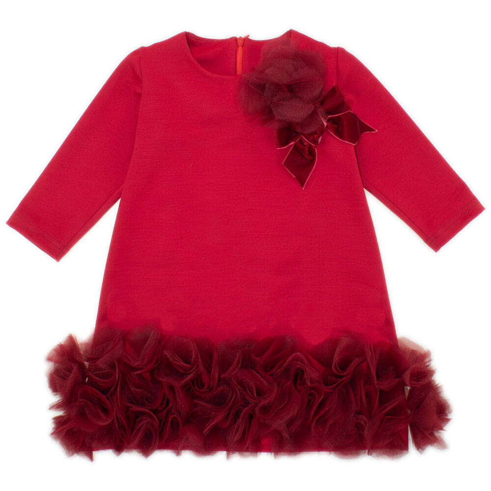 Παιδικό φόρεμα Y CLU κορίτσι - ΚΟΚΚΙΝΟ