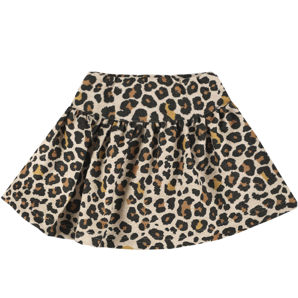 Παιδική λεοπάρ φούστα Y CLU κορίτσι - ΜΠΕΖ