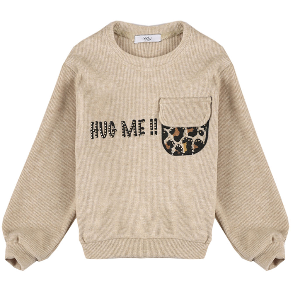 Παιδική μακρυμάνικη μπλούζα Y CLU κορίτσι - ΜΠΕΖ