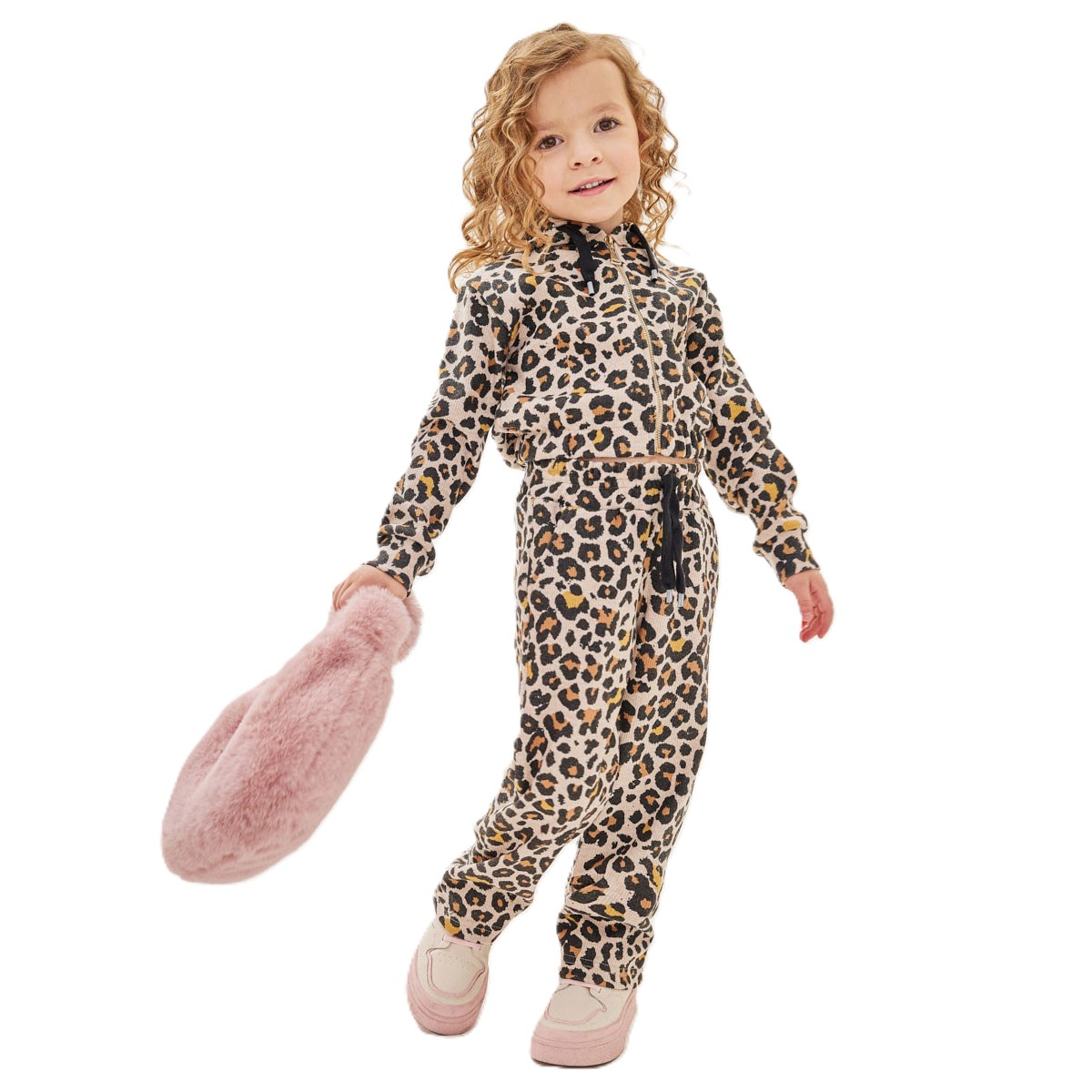 Παιδικό λεοπάρ παντελόνι Y CLU κορίτσι - 4