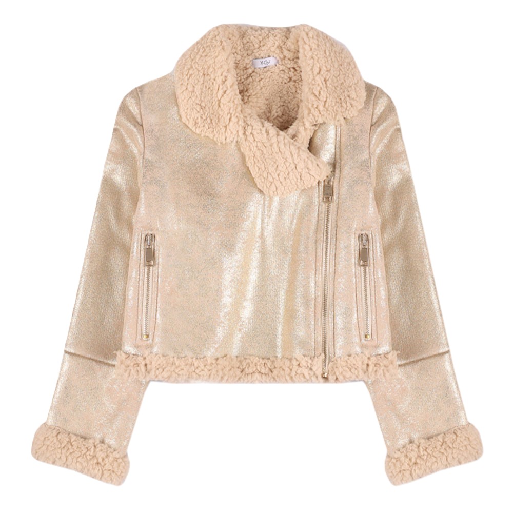 Παιδικό μπουφάν Y CLU κορίτσι - ΧΡΥΣΟ