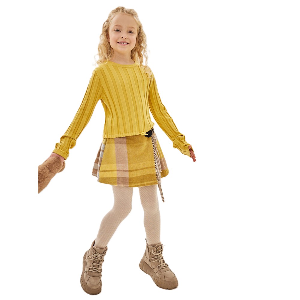 Παιδική πλεκτή μπλούζα Y CLU κορίτσι - 3