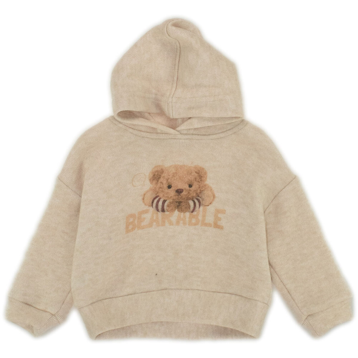 Βρεφικό φούτερ με κουκούλα Y CLU αγόρι - ΜΠΕΖ