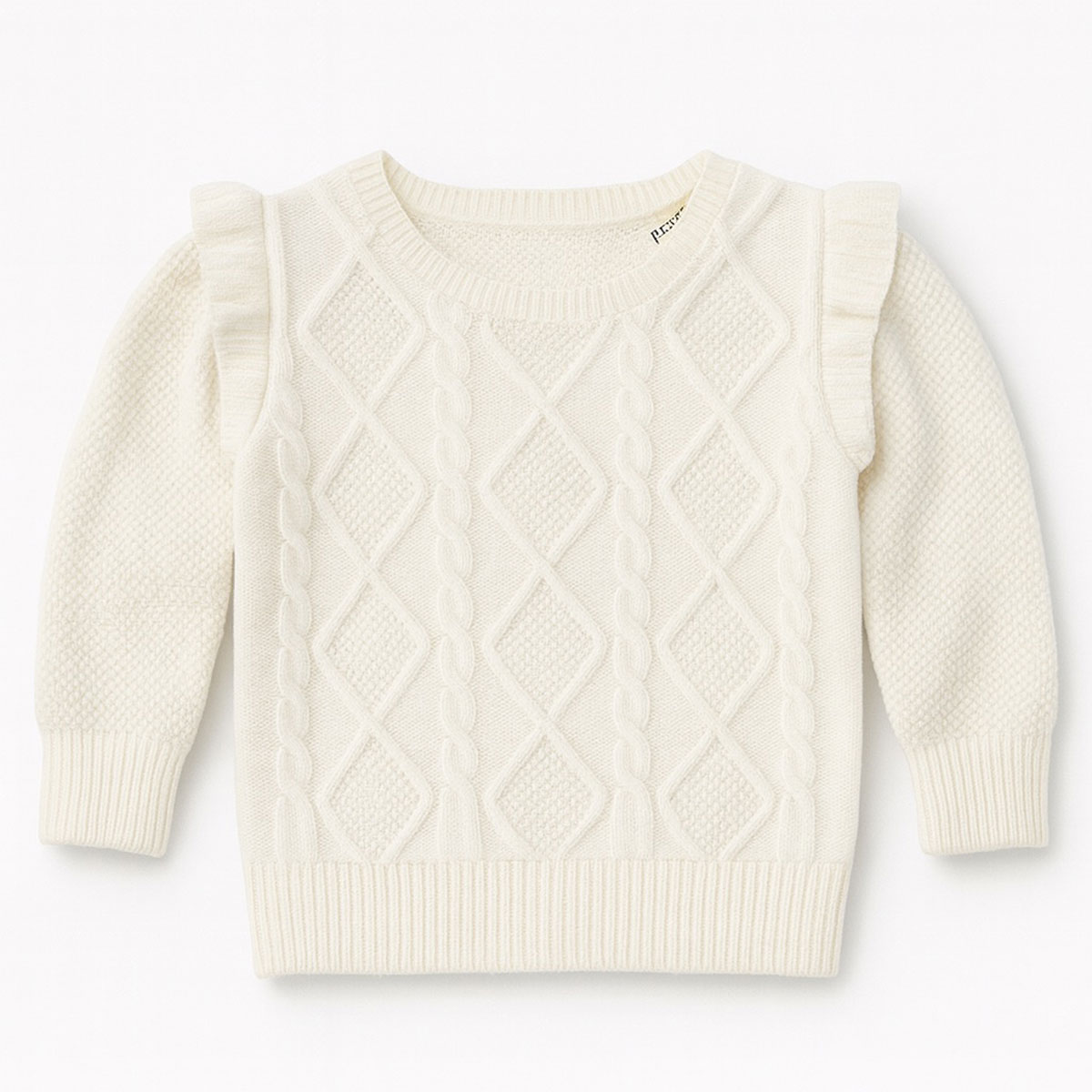 Βρεφική πλεκτή μπλούζα Y CLU αγόρι - OFF WHITE