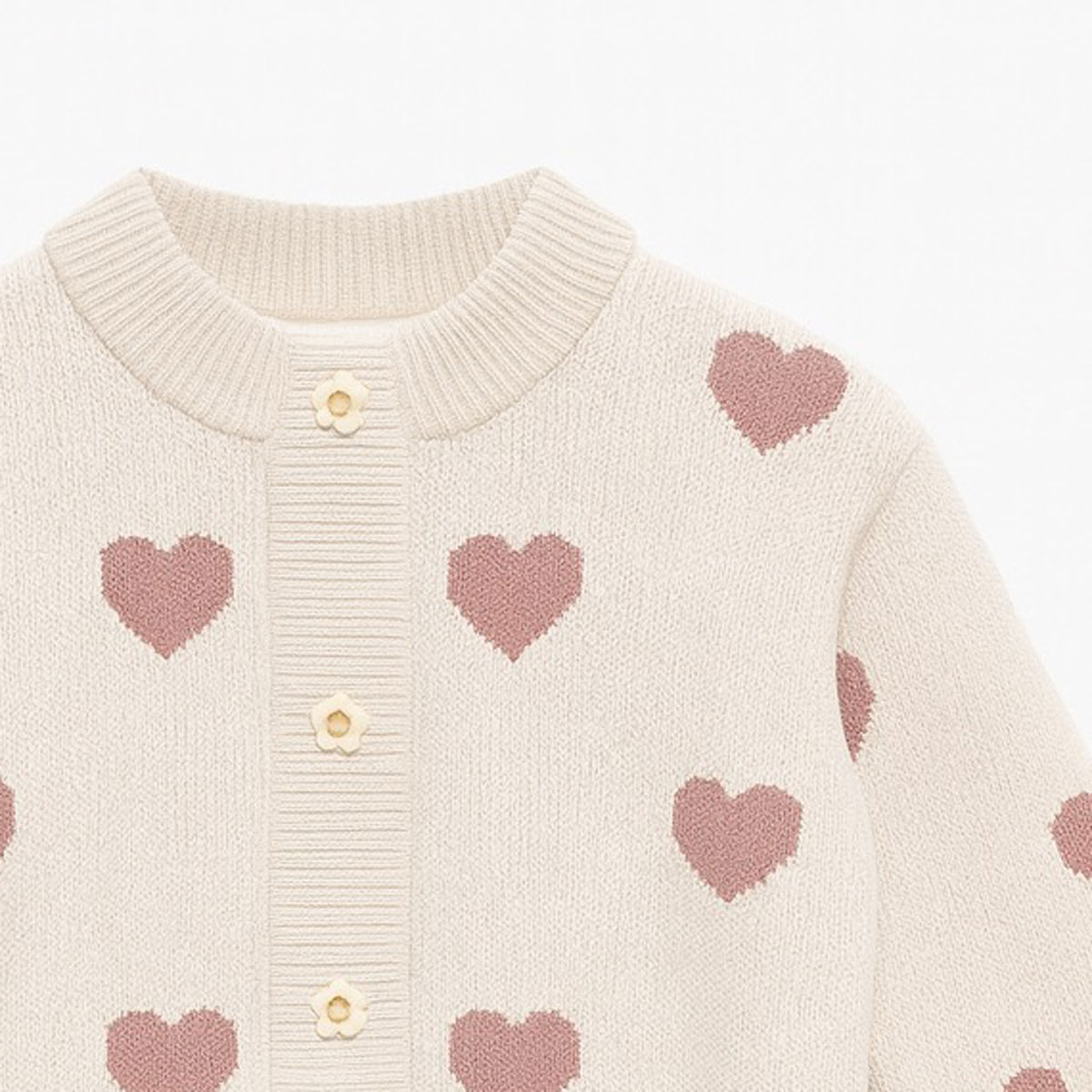 Βρεφική πλεκτή ζακέτα Y CLU κορίτσι - 3