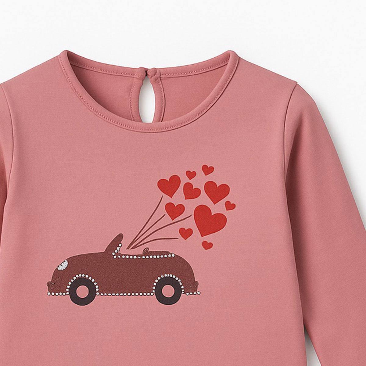 Βρεφική μακρυμάνικη μπλούζα Y CLU κορίτσι - 3