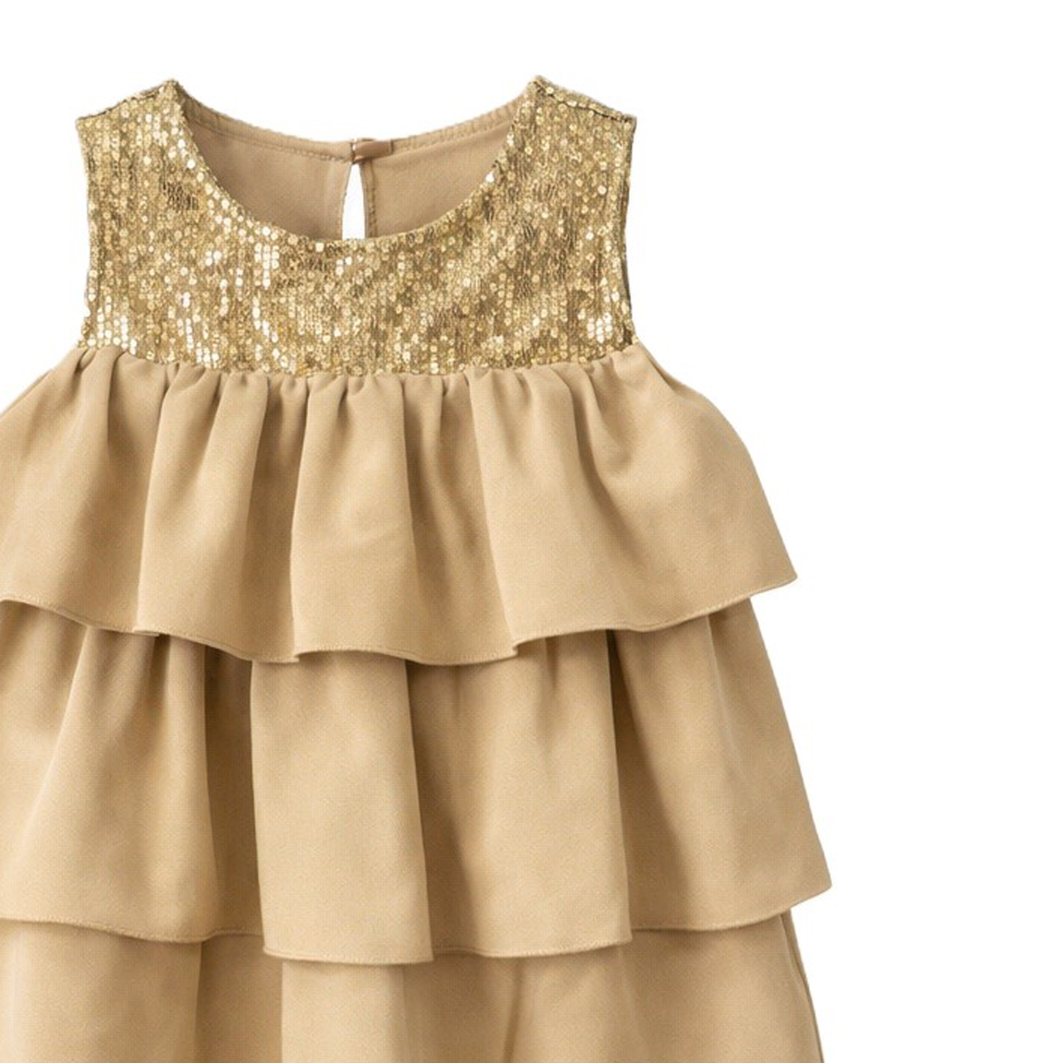 Φόρεμα με βολάν και παγιέτες MAVIE - 3